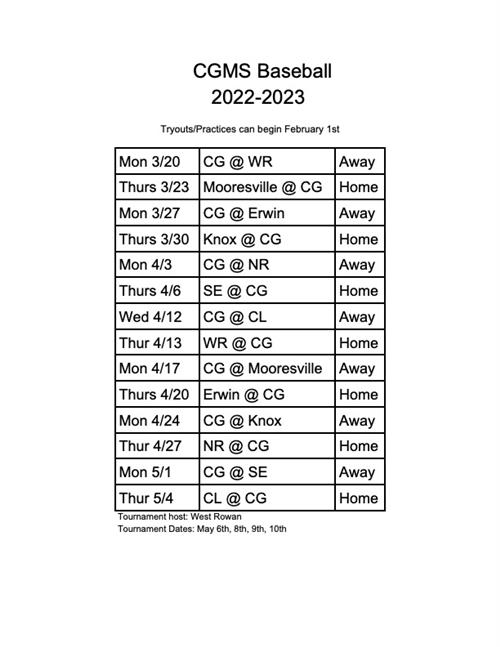 Athletics / Athletic Schedules